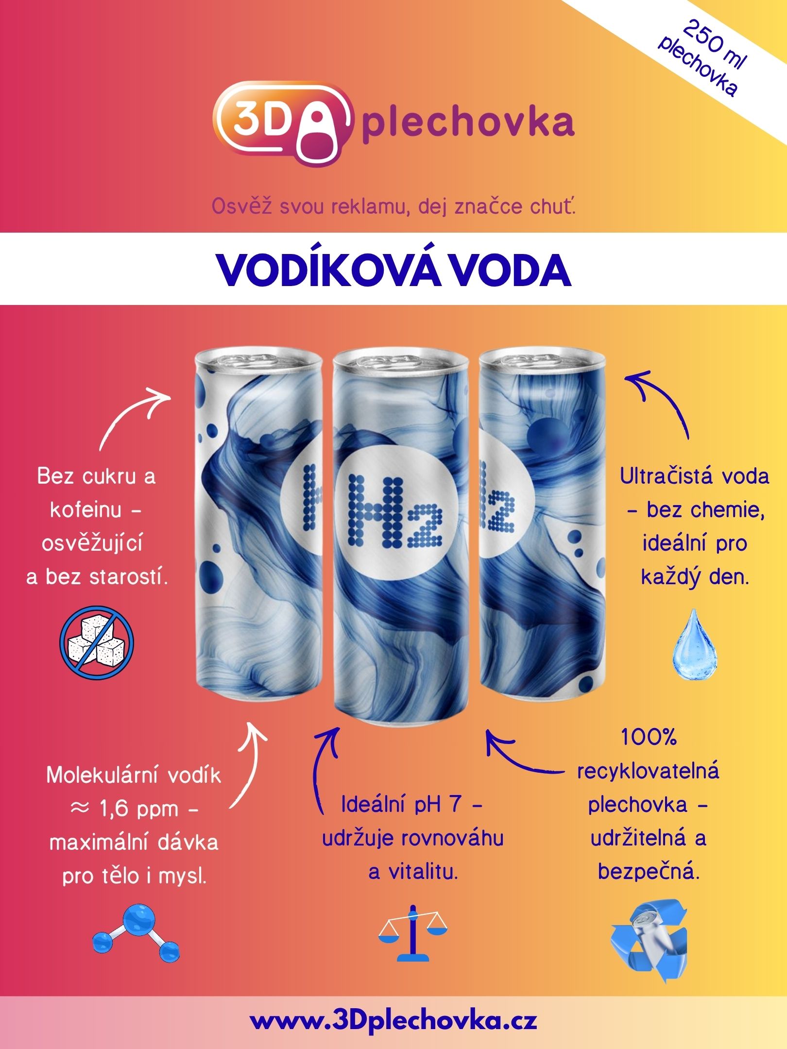 vodikovavoda plechovka - Blog Vodíková voda v plechovce